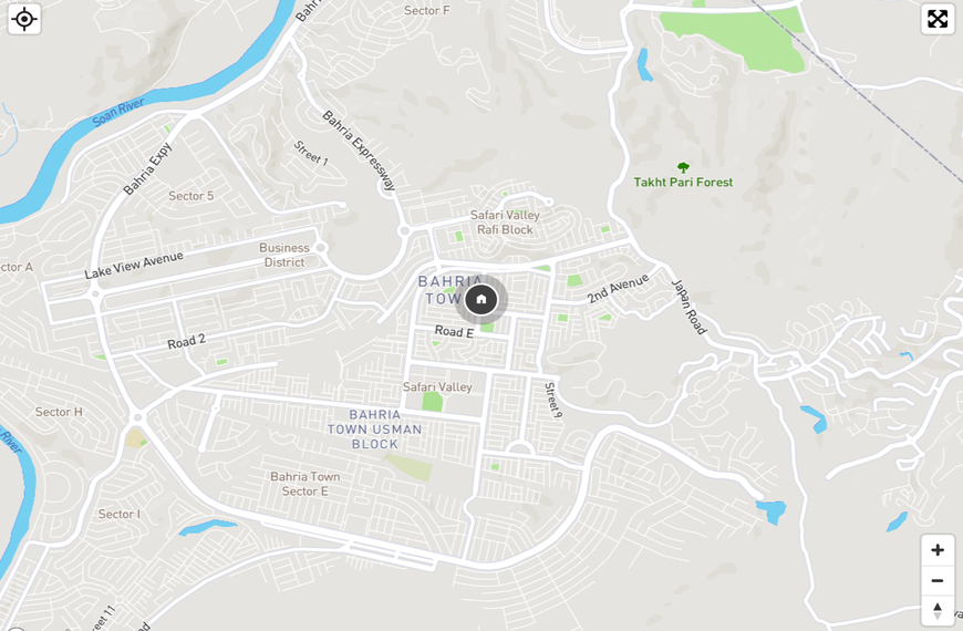bahria phase 8 safari valley abu bakar block map.png